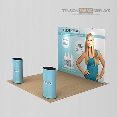 stand portabil tension fabric displays