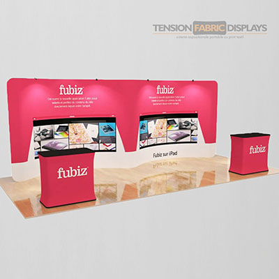stand portabil tension fabric displays
