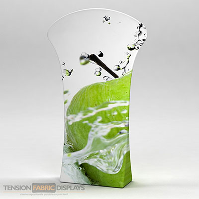 stopper tension fabric displays